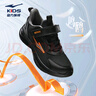 鴻星爾克（ERKE）童鞋男女童跑鞋24新品大小童運(yùn)動(dòng)鞋【鳴鷗】正黑/鋼灰色36 曬單實(shí)拍圖