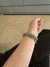 行婷 油青翡翠（處理）玉手鐲女士精品緬甸老坑正圈冰糯種玉鐲子 58-59mm 曬單實(shí)拍圖