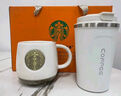 星巴克（Starbucks）保溫杯禮盒咖啡杯生日禮物女士水杯子限量版2025商務(wù)伴手禮品蛇年 魚鱗白女神保溫杯套裝 曬單實(shí)拍圖