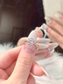鉆途鉑金戒指PT950培育鉆石一克拉求婚鉆戒結婚生日情人節禮物 一克拉培育鉆/鉑金戒托/IGI證書(shū) 閉口（13號） 曬單實(shí)拍圖