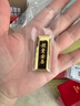 菜百首飾 黃金9999 梯形金條 支持回購 30g 曬單實拍圖