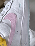 耐克NIKE女子休閑鞋空軍一號(hào) AIR FORCE 1 運(yùn)動(dòng)鞋IH0640-161白粉 37.5 曬單實(shí)拍圖