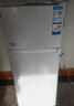 海爾（Haier）冰箱123升小型雙門冰箱家用兩門迷你辦公室宿舍節(jié)能冷藏冷凍電冰箱 123升直冷微霜+黑金凈化+冷藏冷凍 曬單實拍圖