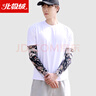 北極絨（Bejirog）冰絲袖套男戶外開(kāi)車(chē)防曬套袖男騎行護(hù)手臂冰袖男士花臂潮紋身手袖 曬單實(shí)拍圖