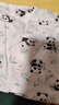 MQDMINI童裝男童漢服夏季兒童套裝國(guó)風(fēng)盤扣外出休閑兩件套 滿印熊貓 曬單實(shí)拍圖