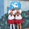G.DUCKKIDS小黃鴨哪吒衣服女童夏季套裝新款兒童服飾女寶寶短袖蛋糕裙兩件套 圖片色 120 建議5~6歲【110-120cm】cm 曬單實拍圖