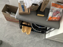 馳百倫換鞋登入戶門穿鞋凳坐凳家用玄關(guān)軟包坐墊可坐鞋柜鐵藝進(jìn)門鞋架 曬單實(shí)拍圖