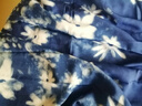 愛夸貓（AIKUAMAO）棉麻連衣裙中長(zhǎng)款剪標(biāo)裝印花棉麻連衣裙夏季文藝旅行系帶收腰大擺 藍(lán)色 XL 【建議130-145斤】 曬單實(shí)拍圖