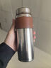 Rofagy國際高端品牌純鈦保溫杯男士水杯茶水分離泡茶杯車載生日禮物 鈦晶灰 【虎虎生威】 400ml 曬單實拍圖