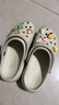 卡駱馳crocs洞洞鞋貝雅男鞋女鞋輕便耐磨一腳蹬拖鞋休閑鞋|10126 黑色-001 44 (280mm) 曬單實拍圖