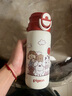 貝親兒童保溫杯水杯吸管杯600ml學(xué)飲杯316不銹鋼學(xué)生miiiiichan聯(lián)名款 一蓋雙飲+杯套背帶（全家福） 曬單實(shí)拍圖