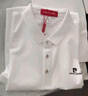 皮爾卡丹（pierre cardin）短袖T恤男夏季商務(wù)休閑上衣男士翻領(lǐng)純色寬松衣服男裝 白色 L 曬單實(shí)拍圖