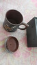 金鑲玉 馬曉君老師制作 宜興原礦紫砂  手繪杯功夫茶具500ML送禮禮盒裝 馬曉君功成名就紫砂杯 曬單實(shí)拍圖