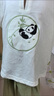 嘟嘟家【熊貓國風(fēng)】?jì)和兠尢籽b夏季薄款寶寶兩件套夏裝男童透氣上衣潮 米白色 90 曬單實(shí)拍圖