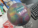 斯帕克兒童足球4號5號成人機縫耐磨耐踢中考標準室內外訓練歐冠世界杯 反光炫彩蜂窩彩虹-4號足球 曬單實(shí)拍圖