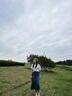 微光里水洗牛仔貝雷帽女夏薄款透氣八角畫家帽大頭圍顯臉小日系復(fù)古帽子 淺藍(lán)色 均碼 56-59cm 曬單實(shí)拍圖