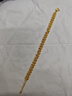 周大福 蕾絲手鏈女黃金手鏈(工費760)15cm約9.45g EOF1239 曬單實拍圖