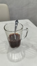 Glasslock進(jìn)口鋼化玻璃家用早餐杯果汁杯牛奶飲水杯咖啡杯 字母帶把手360ml 曬單實(shí)拍圖