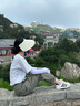 蕉下（beneunder）防曬帽遮陽(yáng)帽女夏季可折疊蛋卷帽大帽檐防紫外線(xiàn)防曬戶(hù)外登山 【升級款】高嶺白 曬單實(shí)拍圖