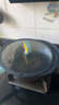 卡特馬克北歐炒鍋不粘鍋麥飯石色家用含鈦炒菜鍋雙圈控油電磁爐燃氣灶通用 升級含鈦【推薦1-3人使用】 28cm 曬單實拍圖