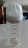 貝親（Pigeon）玻璃奶瓶寬口徑防脹氣240ml M號奶嘴 3月+ AA187  曬單實拍圖