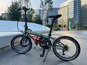 大行（DAHON）折疊自行車20英寸8級變速經(jīng)典P8單車KBC083  消光灰綠【JD定制】 曬單實拍圖