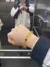 中國黃金（CHINA GOLD）金發(fā)晶手串女士招財轉運和田玉手鏈生日禮物送女友老婆教師節禮物 稀有礦藏曜晶級*6mm金發(fā)晶手串 曬單實(shí)拍圖