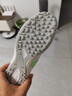 美津濃（MIZUNO）小李子美津濃莫雷拉MORELIA NEO 4次頂袋鼠皮AS碎釘足球鞋成人男 白綠色P1GD253537 41 265JP 曬單實(shí)拍圖
