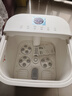 海爾（Haier）泡腳桶恒溫加熱全自動(dòng)按摩足浴盆家用抑菌洗腳盆仿真按摩泡腳盆足浴桶父親節(jié)禮物生日送男女朋友 【抑菌99.9%/恒溫變頻】電動(dòng)按摩款 曬單實(shí)拍圖