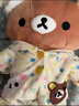 ONEVAN輕松熊毛絨玩具睡衣小熊玩偶公仔女生陪睡兒童安撫布娃娃生日禮物 輕松熊 36厘米【自帶衣服+帽子】 曬單實(shí)拍圖