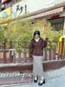 Ebonka品牌真皮2025黑色瑪麗珍鞋高跟鞋女夏法式粗跟新款圓頭高跟單鞋子 黑色 38 曬單實(shí)拍圖
