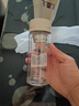 蘇泊爾（SUPOR）雙層玻璃杯小容量泡茶杯高顏值茶水分離杯迷你玻璃杯子耐熱水杯 秋梨白 180ml 曬單實(shí)拍圖