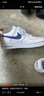 耐克NIKE男休閑板鞋空軍一號(hào) AIR FORCE 1 運(yùn)動(dòng)鞋HQ2037-100白/藍(lán)43 曬單實(shí)拍圖