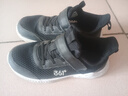 361°童鞋男女小童跑鞋夏季大網(wǎng)孔透氣小童鞋魔術(shù)貼跑步鞋校園運動(dòng)鞋 【大網(wǎng)孔】碳黑/銀色 32 曬單實(shí)拍圖