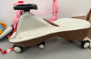 好娃娃（howawa）童扭扭車(chē)1-3歲溜溜車(chē)寶寶滑滑車(chē)妞妞車(chē)滑行車(chē)168摩卡白 曬單實(shí)拍圖