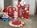 璽飛周歲生日布置裝飾用品中式場(chǎng)景龍寶寶抓周全套擺件道具kt板背景墻 次日達/聰明伶俐 【下單立發(fā)-無(wú)色差】 曬單實(shí)拍圖