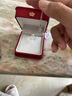 ICESTRELLA18pt950鉑金項(xiàng)鏈女六爪單鉆莫桑石鎖骨鏈純金鉆石簡約單吊墜 50分單吊墜 曬單實(shí)拍圖