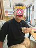 羅蒙（ROMON）夏季冰絲速干短袖t恤男士加肥加大碼男裝胖子寬松休閑POLO翻領(lǐng)衫 黑色 5XL 曬單實(shí)拍圖