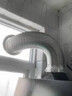 超人（chaoren）抽油煙機(jī)排煙管廚房煙道排煙管吸油煙機(jī)排煙管 純鋁耐高溫油煙機(jī)管道 150/160/170/180/190/200mm 180/185口徑×3.0米【加厚純鋁】配不銹鋼頭 曬單實(shí)拍圖