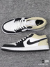 耐克NIKE男子休閑鞋喬丹AJ1 JORDAN 1運動鞋 553558-153米黑40.5 曬單實拍圖