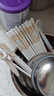 康琴（KANGQIN）【抖音同款】陶瓷筷子景德鎮(zhèn)家用高檔防霉耐高溫不變形雛菊10雙裝 曬單實(shí)拍圖