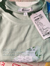真維斯（JEANSWEST）薄荷綠純棉短袖t恤女士2025新款夏季潮流大碼女裝半袖寬松上衣 曬單實(shí)拍圖