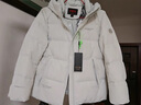 雅鹿短款羽絨服女款2025秋冬新款款連帽簡(jiǎn)約舒適保暖時(shí)尚女士短款外套淺灰色 「現貨閃發(fā)」S 建議90斤-105斤 曬單實(shí)拍圖
