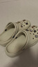 卡駱馳（crocs）厚底云朵洞洞鞋戶外休閑時(shí)尚一腳蹬沙灘鞋拖鞋 206750 206750-2Y2 39 -40 曬單實(shí)拍圖