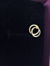 中銀鑫行黃金素圈耳環(huán)光面999足金圓形耳飾養(yǎng)耳純金黃金養(yǎng)耳洞 小號(hào)耳釘一對(duì)（克重多退少補(bǔ)） 約1g 曬單實(shí)拍圖