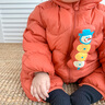 巴拉巴拉兒童輕薄羽絨服男女童冬季連體衣2025新款造型可愛(ài)趣味萌 鐵銹紅61003（白鴨絨） 73 曬單實(shí)拍圖