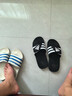 阿迪達(dá)斯 （adidas）eva洗澡拖鞋沙灘涼拖防臭一字拖夏季25新款黑色防滑浴室拖F35580 黑色F35580 39 曬單實(shí)拍圖