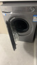海爾（Haier）洗衣機10公斤全自動洗烘一體機超薄滾筒帶烘干家用大容量一級能效除菌螨桶自潔國家補貼懶人洗衣機 洗烘銷冠丨慕斯沖浪洗+防生手搓+蒸汽除菌 曬單實拍圖