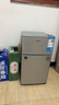 奧克斯小冰箱家用小型迷你冷藏冷凍兩用出租房宿舍用節(jié)能省電寢室辦公室電冰箱 【熱賣(mài)款 升級(jí)凈化去味】22A126DW銀 曬單實(shí)拍圖