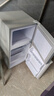 長城（GREAT WALL FRIDGE）家用迷你小冰箱小型冷凍冷藏保鮮宿舍出租房辦公室節(jié)能省電雙開門電冰箱 銀色108L【一級能效 全國聯(lián)?！?曬單實拍圖